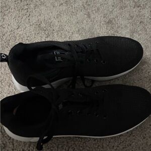 Black Men's Athletic Sneakers - Lightweight Casual Shoes